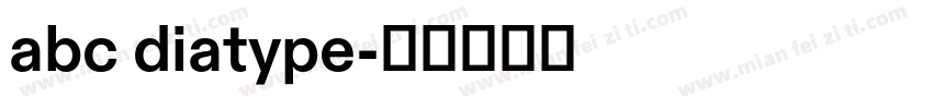 abc diatype字体转换